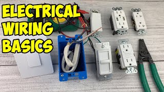 Home Electrical Wiring Basics  Tutorial 2022 [upl. by Nereus]