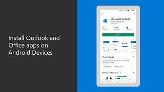 How to install Outlook and Office apps on Android devices [upl. by Waldack]