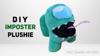 How to Make an Among Us Imposter Plush Free Pattern [upl. by Leighland]