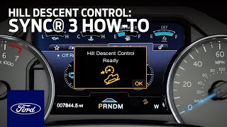 Hill Descent Control™  Ford HowTo  Ford [upl. by Ees]