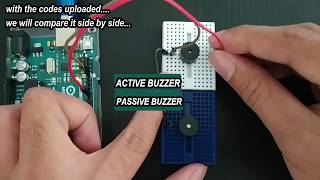 Active amp Passive Buzzer with Arduino  Experiment  7  Get Started with Arduino [upl. by Columbyne]