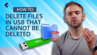 How to Delete Files in USB That Cannot Be Deleted 4 Methods [upl. by Arbba245]