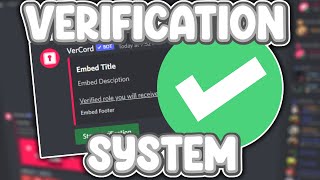 The BEST Discord Verification Bot [upl. by Tilagram]