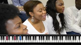 Emma fongola lola  Alléluia amen Tutoriel PIANO QUICK [upl. by Ellehcer]