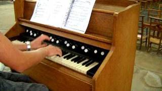 Harmonium  Reed organ BachToccata jouée par Hajo Frommen [upl. by Cheng]