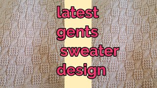 Gents sweater knitting design latest by SH fashion world [upl. by Nahte583]