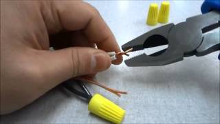 How To Connect Electrical Wires Together Tutorial [upl. by Aldwin73]