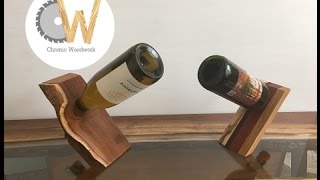 Scrap Wood Project Balancing Wine Holder [upl. by Kieger]