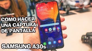 SAMSUNG A30s 👍Cómo Hacer una Captura Screenshot FÁCIL 📲 OrientadorMovil [upl. by Aisercal]