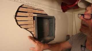 Restoring Original Plaster  how to repair lath and broken plaster [upl. by Averyl]