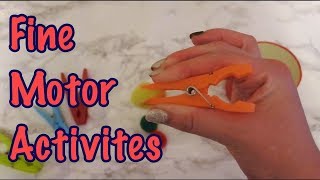 Fine Motor Activites [upl. by Sikata]