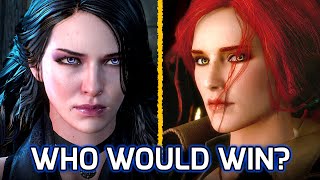 Who Would Win Triss VS Yennefer  The Witcher 3 [upl. by Enid]