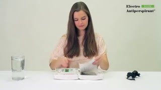 Iontophoresis Electro Antiperspirant® ELITE  Video tutorial [upl. by Gerg]