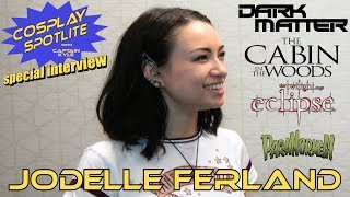 Jodelle Ferland Dark Matter  Cosplay Spotlite Special Interview [upl. by Naahs721]