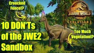 10 DONTs of the JWE2 Sandbox [upl. by Einej222]