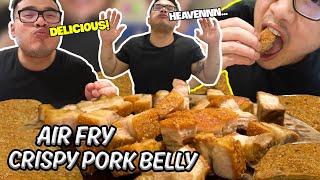 Best AIR FRY CRISPY PORK BELLY Recipe [upl. by Lennad]