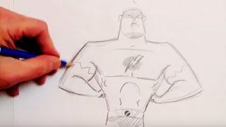 How to Draw A Superhero Step by Step [upl. by June368]