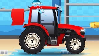 El Tractor y Coches  Carritos para niños  Tractores infantiles [upl. by Milan]