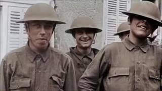 Over There  US army WW1 footage in Color [upl. by Artemisia]