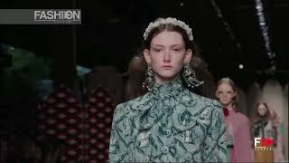 GUCCI Spring Summer 2016 by Alessandro Michele Milan  Fashion Channel [upl. by Sander]