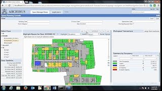 SPACE PLANNING with ARCHIBUS [upl. by Annaicul470]