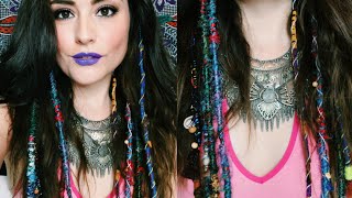 DIY Hair Wrap Extensions 3 Styles [upl. by Sneve]