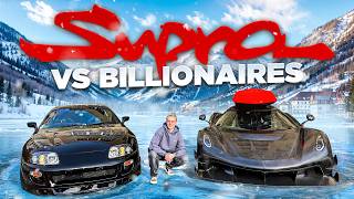 1000HP Supra terrorizing Billionaires Hypercarmeet in Switzerland [upl. by Lubbi]