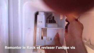 TUTO  Réparer Fabrique Glaçons frigo américain LG icemaker [upl. by Bbor]