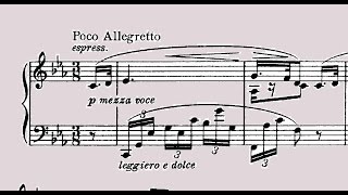 Brahms Poco allegretto from Symphony No 3 piano version  Riccardo Caramella piano [upl. by Illac]