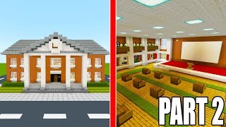 Minecraft Tutorial How To Make A Town Hall Part 2 quot2019 City Tutorialquot [upl. by Yrelav]