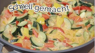 Schnell gemacht leckere Gemüsepfanne 😋 [upl. by Ashmead77]