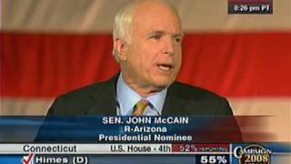 Senator John McCain Election Night Speech Full Video [upl. by Garrett]