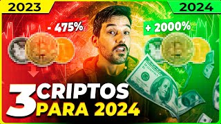 3 CRIPTOMOEDAS QUE PODEM VOAR EM 2024 [upl. by Laeira]