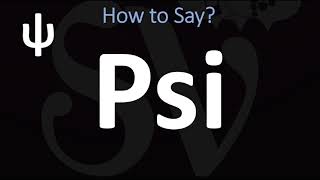 How to Pronounce Psi CORRECTLY  ψ Greek Alphabet Pronunciation [upl. by Hemetaf]