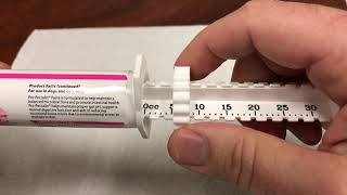 How to Use the ProPectalin Dial A Dose Syringe [upl. by Branca]