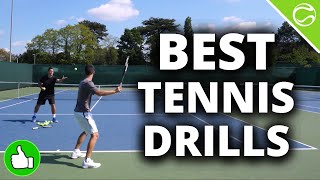 Tennis Drills For Rapid Improvement [upl. by Nilyahs]