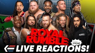 WWE Royal Rumble 2021 Live Reactions  WrestleTalk [upl. by Adnik]