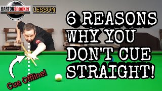 6 Tips For Straighter Cueing  Snooker Lesson [upl. by Akkim818]