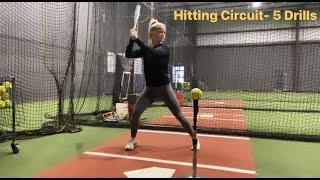 Softball Hitting Circuit  5 Drills [upl. by Ciprian]