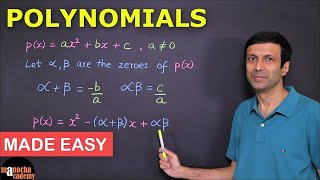 Polynomials Class 10 [upl. by Mehala115]