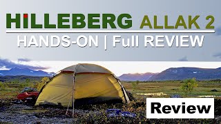 HILLEBERG ALLAK Review  Four season tent 2 person free standing tent [upl. by Nadine97]