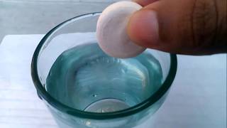 How Effervescent Tablets Dissolve in Water [upl. by Marquita]