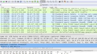 Wireshark Tip 4 Finding Suspicious Traffic in Protocol Hierarchy [upl. by Arac]