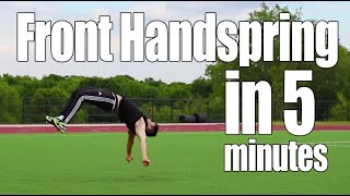 Learn Front Handspring in 5 Minutes  ASAP [upl. by Aiym]