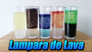 Experimento 5 Formas de hacer una lampara de lava [upl. by Asillem]