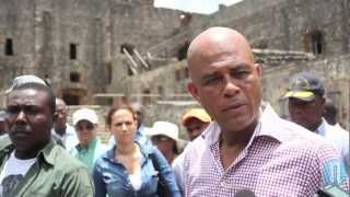 Martelly en colère contre le délabrement de la Citadelle [upl. by Garda134]