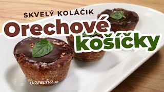 Orechové košíčky  videorecept na obľúbený koláčik [upl. by Tini]