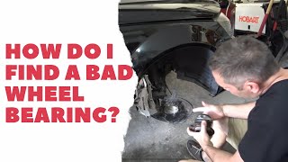 Finding A Bad Wheel Bearing on a W204 Mercedes C63 AMG [upl. by Hgiellek]