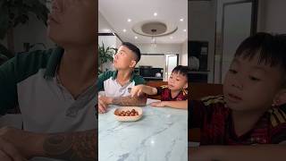 Cute kid pranks dad with chocolateThoc TV [upl. by Nodnahs]