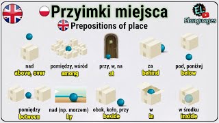 Przyimki miejsca po angielsku NA W POD PRZY ZA  Prepositions of place in English [upl. by Mozart]